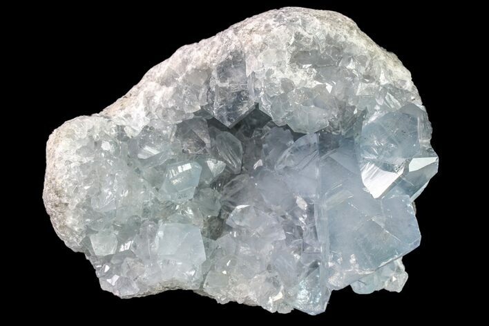 Sky Blue Celestine (Celestite) Crystal Cluster - Madagascar #157607